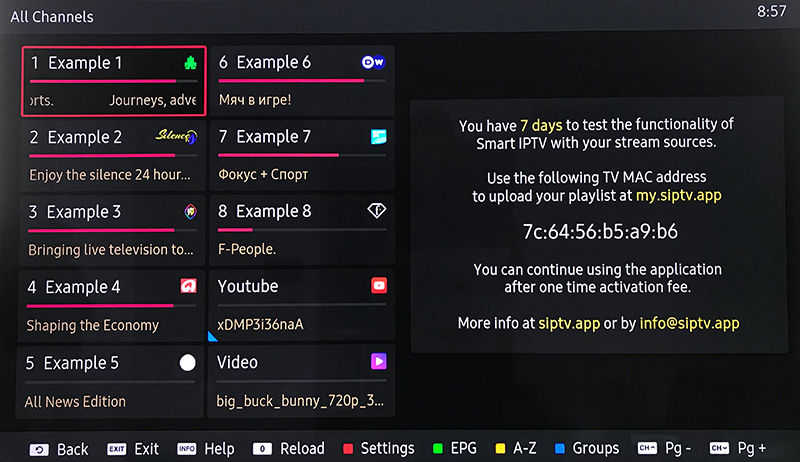 Code Smart IPTV M3U 12 mois